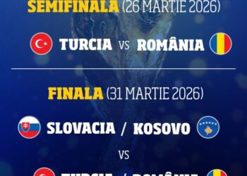 Jucăm cu TURCIA în semifinala pentru calificarea la CM2026!!!